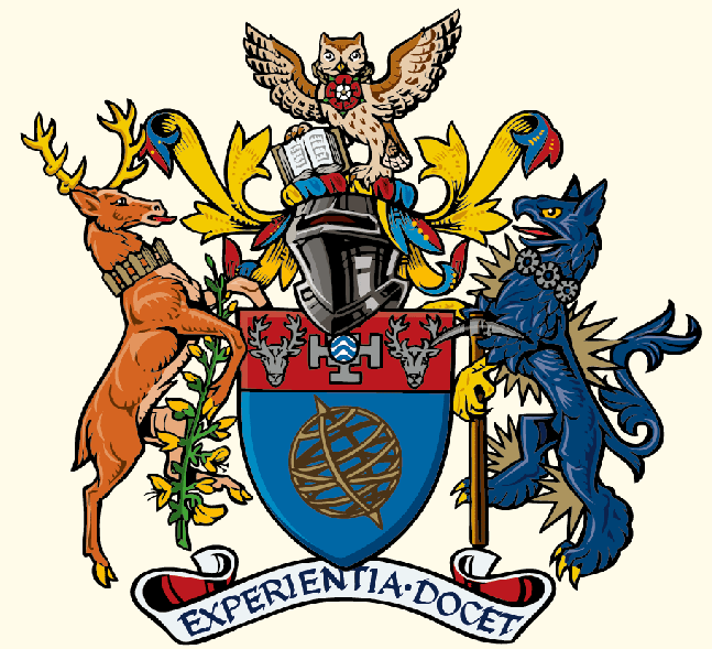 University of Derby coat of arms extracted from the degree certificate